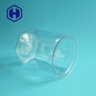 Latta di plastica vuota dell'ANIMALE DOMESTICO aperto facile libero esagonale di 520ml Bpa per l'imballaggio alla rinfusa dell'alimento