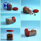 imballaggio per alimenti del barattolo dell'ANIMALE DOMESTICO del quadrato di 1480ml 50oz della polvere di plastica del caffè con il coperchio della vite