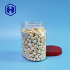 copertura di plastica d'imballaggio delle arachidi degli anacardii dell'alimento 360ml del barattolo sicuro ovale dell'ANIMALE DOMESTICO su ordine