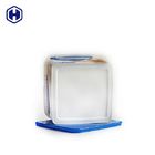 Scelga i recipienti di plastica quadrati della maniglia con i coperchi nell'etichettatura della muffa
