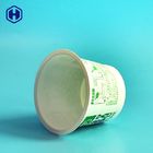 Recipienti di plastica rotondi della tazza di uso IML del congelatore i piccoli graffiano resistente