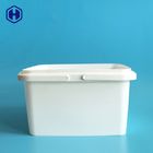 La maniglia del doppio delle vasche di abitudine 3.2L IML inscatola i contenitori di stoccaggio di plastica dell'alimento