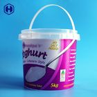 Il secchio rispettoso dell'ambiente del yogurt IML 5000 ml personalizza l'etichettatura