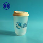 Tazza di plastica di stampa su ordinazione del tè della bolla del latte di forma di IML pp U per Juice Cold Coffee