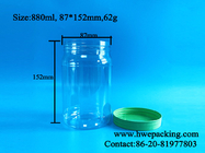 ANIMALE DOMESTICO libero Mason Jars Medicine Storage di plastica di 30oz 880ml Bpa
