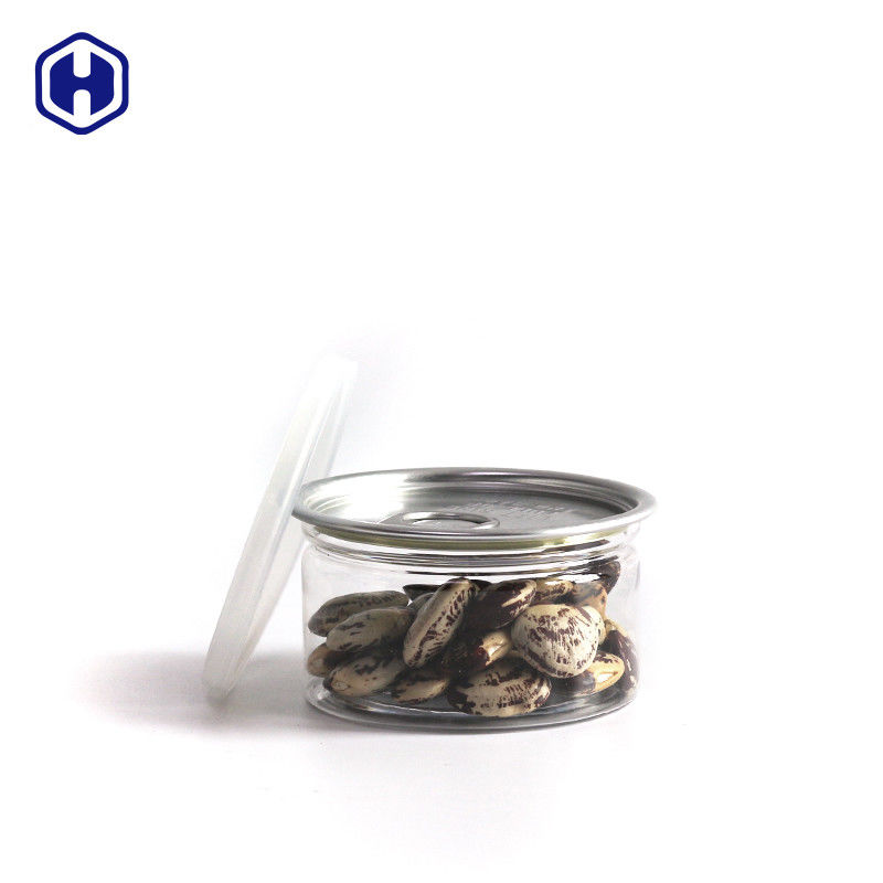 Acciaio a prova di perdita trasparente Pet Easy Open Cann Plastic / Pet Easy Open Can For Sauce