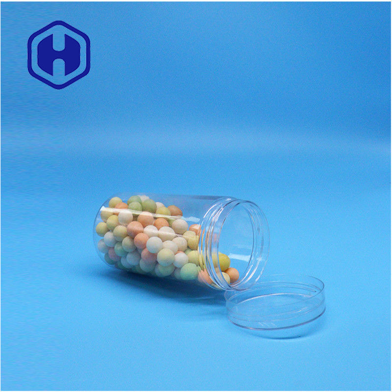 Caramelle di zucchero di plastica chiara rotonda Pecan Almodóvar Respirazione di menta mais uvetta Noce vaso