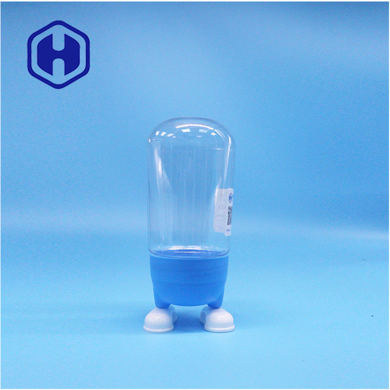 Biscotti di zucchero in forma unica di plastica di qualità alimentare biscotti di zucchero regalo barattolo trasparente tappo a vite di lusso