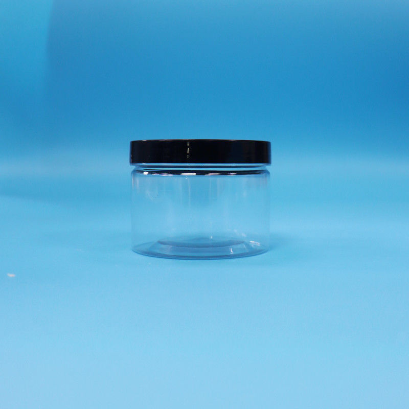 Clear Round Mouth Shape PET Plastic Jar For Black Tea Seed Toy Gift Candy Cooike