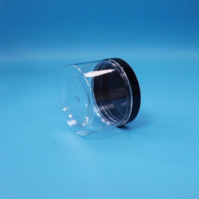 Clear Round Mouth Shape PET Plastic Jar For Black Tea Seed Toy Gift Candy Cooike