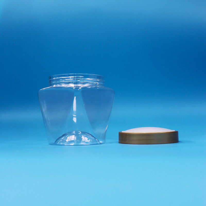 Bottine di plastica PET a bocca larga di qualità alimentare trasparente per bambini e per bambini