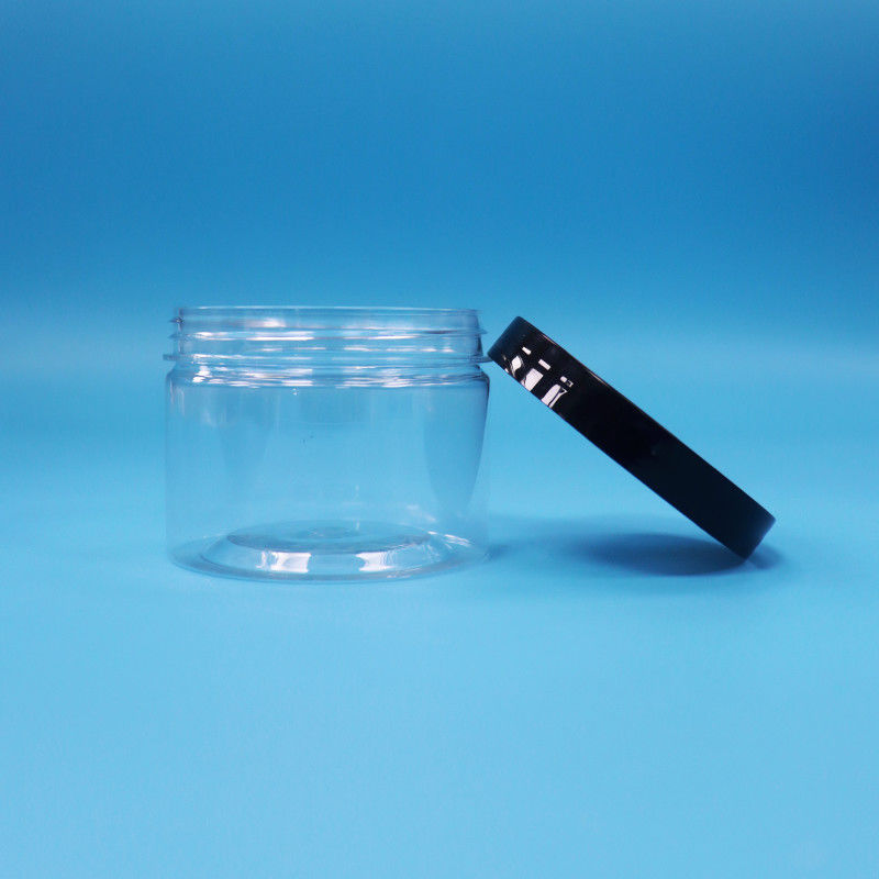 Bottone di plastica PET a forma di bocca rotonda trasparente per semi di tè nero giocattolo regalo caramelle