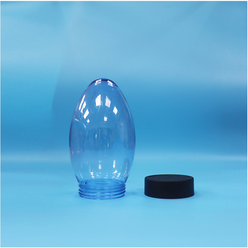 Unico bicchiere di popcorn in plastica a forma di uovo