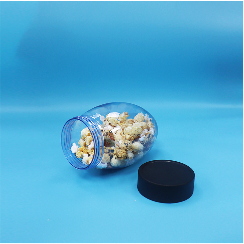 Caramelle in plastica a forma di uovo Popcorn di pistacchio Noce Caramelle Vaso a testa in giù Tappo piatto
