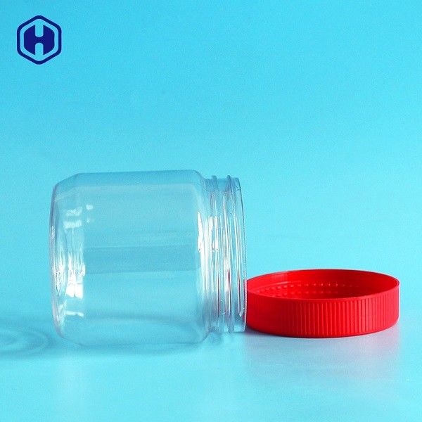 Barattoli di plastica della prova di piccola dimensione della perdita con completamente ermetico con tappo a vite rosso