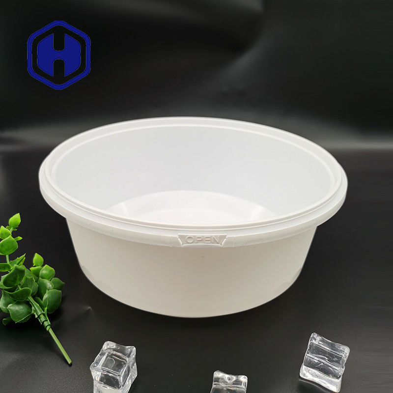Gli alimenti a rapida preparazione termoformati di IML portano via la prova di plastica d'imballaggio della perdita di Tray With Lid 1300ml