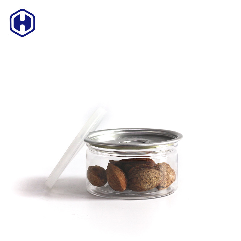 ANIMALE DOMESTICO asciutto Tuna Can di altezza di 100ml 3.5g Herb Clear Plastic Cans EOE 211# 38mm