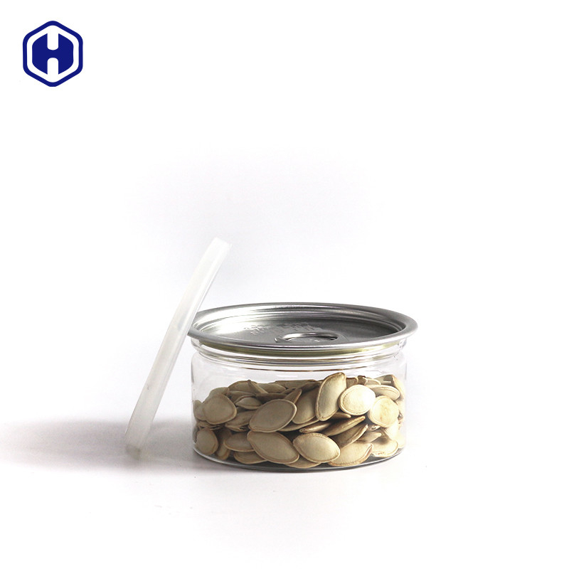ANIMALE DOMESTICO asciutto Tuna Can di altezza di 100ml 3.5g Herb Clear Plastic Cans EOE 211# 38mm