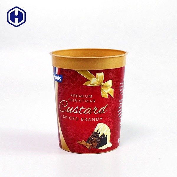 Il gelato eliminabile della tazza decorativa commerciale di IML foggia a coppa l'uso del congelatore