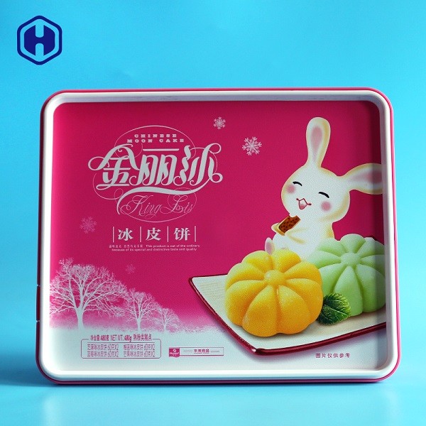Scatola di plastica L25.7 * W21.3 dei pp IML * imballaggio asciutto della frutta del dolce di H6.9 480g