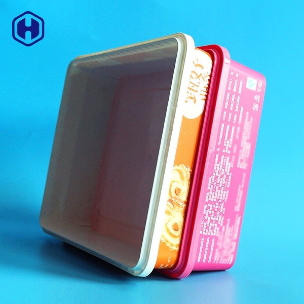 Piccoli recipienti di plastica quadrati della scatola Microwavable di IML termoresistenti