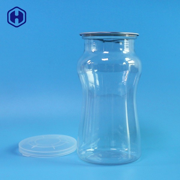 Recipienti di plastica cilindrici leggeri della parete delle latte di plastica sottili della radura