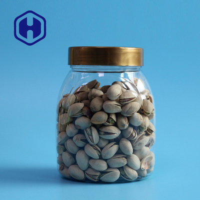 L'anacardio di plastica dell'ampio della bocca coperchio della vite stona trasparente libero di 570ml Bpa