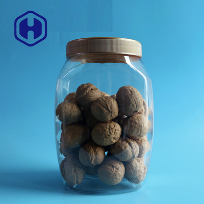 alimento per animali domestici della grande lecca-lecca di plastica trasparente del barattolo 2600ml di 110mm con tappo a vite