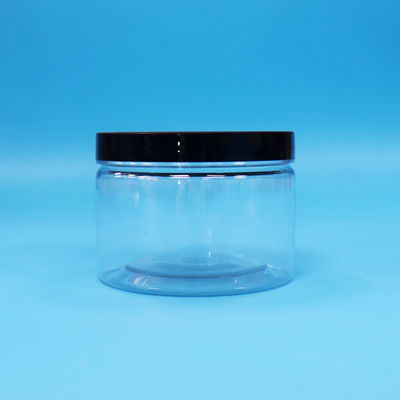 Piccole bottiglie di plastica rotonda a prova di perdite trasparenti in PET sigillabili