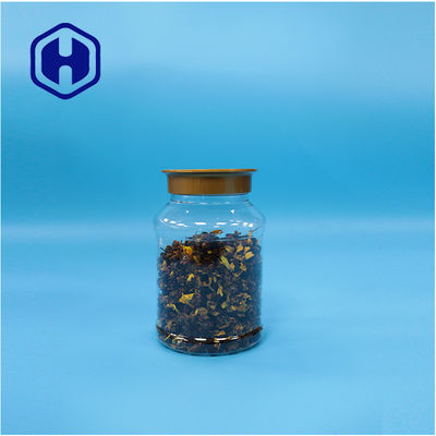 Imballaggio alimentare a forma rotonda, trasparente, di plastica, burro di arachidi biscotti caramelle barattoli