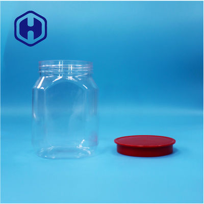 Trasparente Esagonale Forma Unica Biscotti di Plastica Caramelle di pepe Bastone di cibo per bambini