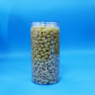 Prodotto alimentare trasparente PET cilindro rotondo di plastica caramelle biscotto vaso alimentare vite Chiaro tappo
