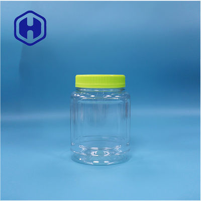 Chiaro ovale di plastica regalo Caramelle Noce Nougat Lollipop frutta gelatina Vaso a vite Capo