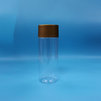 Biscotti trasparenti in PET di plastica Noci Caramelle Grandi cilindri rotondi Bottoni a vite