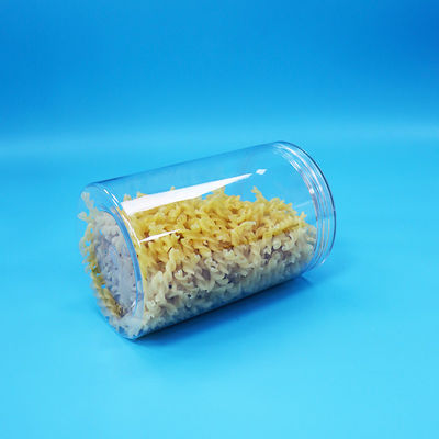 Bottone di caramelle per alimenti trasparente PET rotondo Bottone di plastica per alimenti Chiusura a vite trasparente