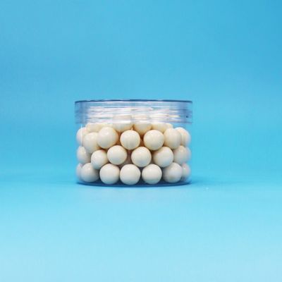 Trasparente facile cilindro aperto biscotti di caramelle di frutta secca vetro di plastica PET chiusura a vite