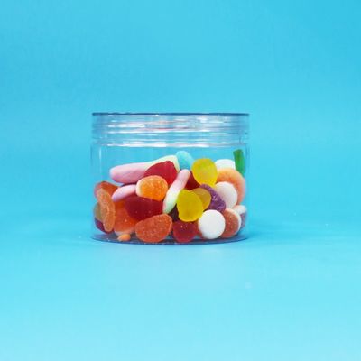Prodotti alimentari trasparenti in PET di plastica secca Biscotti dolci Noci Bottoni regalo Vattone Chiusure piatte Grado alimentare