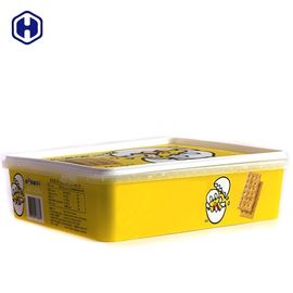 Contenitori di alimento di plastica del quadrato del cracker di soda in muffa che identifica 87OZ 2600ML