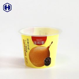 Tazza vuota variopinta del yogurt della prova liquida della perdita della cima della stagnola della tazza del succo di frutta IML
