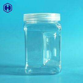 Barattoli di plastica di stoccaggio del commestibile con la prova ermetica di perdita dei coperchi della vite