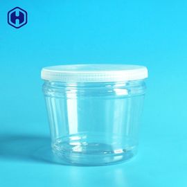 Barattoli con tappo a vite di plastica rotondi sottili dei recipienti di plastica del commestibile della parete