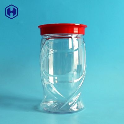 Il pesce modella il barattolo di plastica della prova della perdita di 167mm 900ML 30OZ