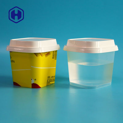 Ciotola eliminabile della tazza del pacchetto del yogurt pp IML di Forzen con i coperchi