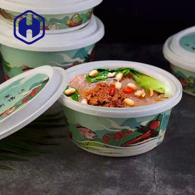 Gli alimenti a rapida preparazione termoformati di IML portano via la prova di plastica d'imballaggio della perdita di Tray With Lid 1300ml