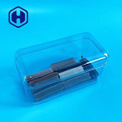 Scatola di plastica del quadrato dell'ossequio del biscotto di Candy del dessert dell'ANIMALE DOMESTICO per l'imballaggio della cucina DIY