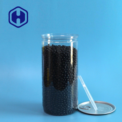 latte di plastica della radura di 1450ml 49oz con il coperchio aperto facile di alluminio e cappuccio di plastica