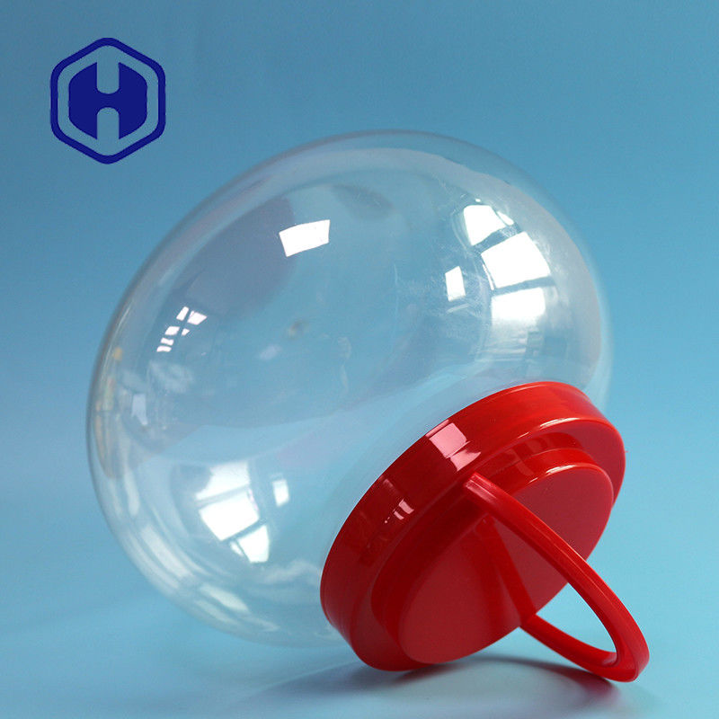 barattolo di plastica del grande ANIMALE DOMESTICO rotondo del sottaceto di 3740ml 126oz con l'imballaggio del regalo della maniglia e del coperchio