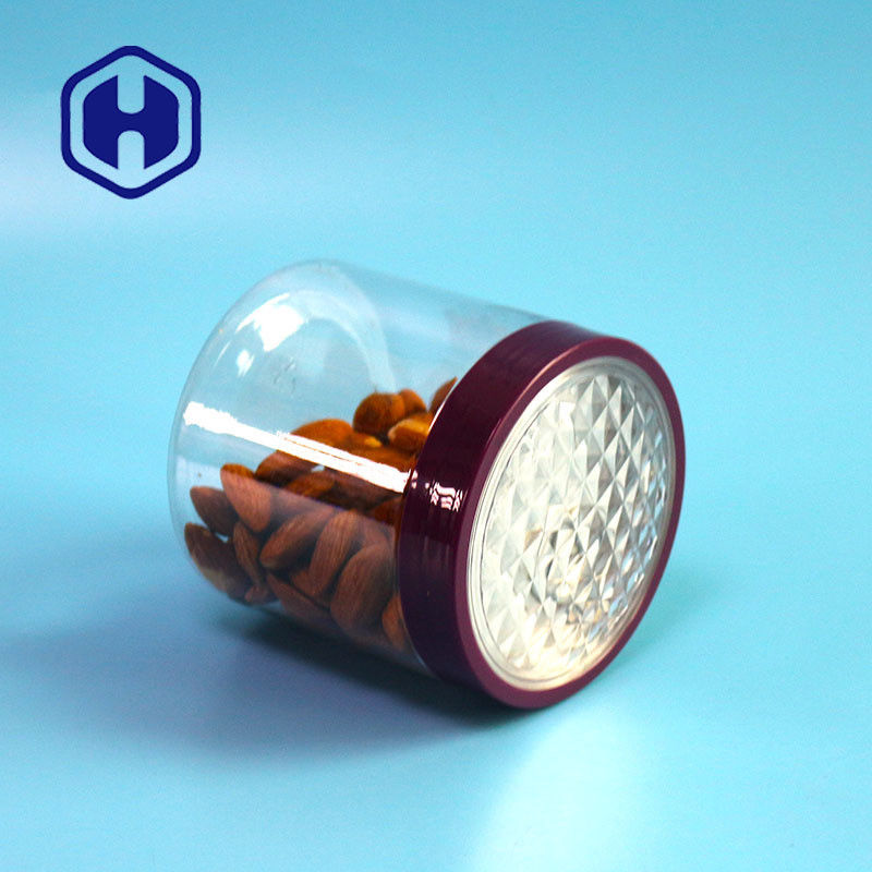 gli anacardii di 12.8oz 305# data l'ANIMALE DOMESTICO ermetico possono l'imballaggio di plastica aperto facile con il coperchio a vite