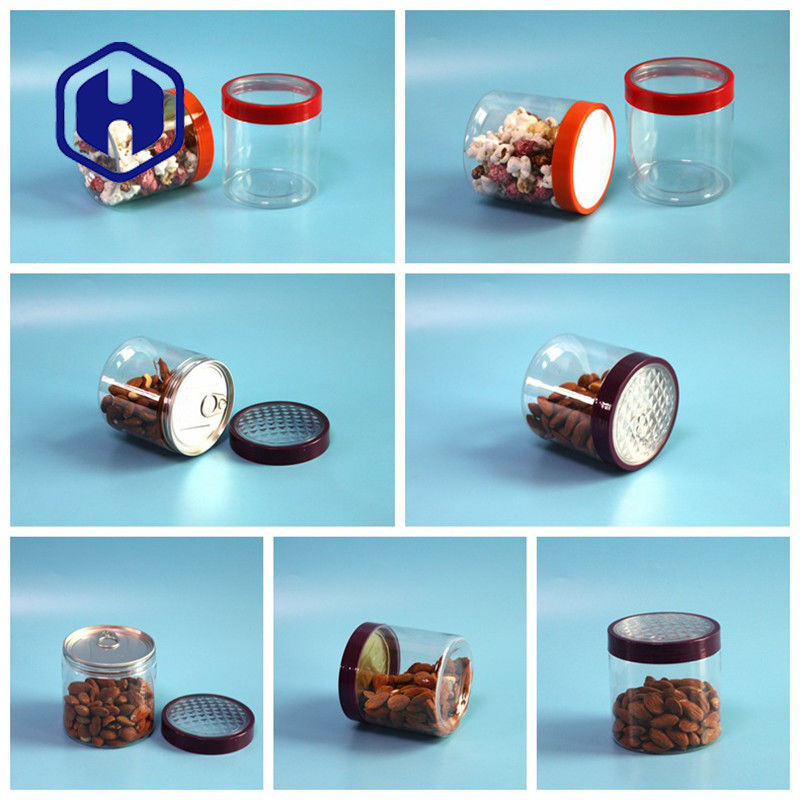 gli anacardii di 12.8oz 305# data l'ANIMALE DOMESTICO ermetico possono l'imballaggio di plastica aperto facile con il coperchio a vite