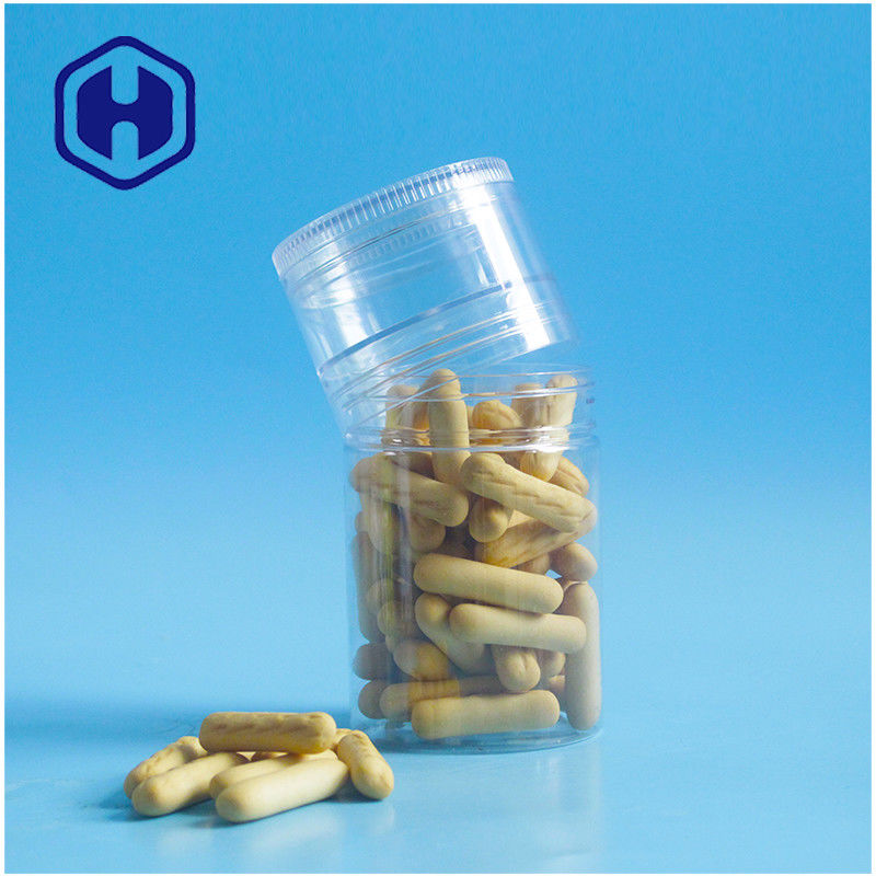 strati di plastica del barattolo H92mm dell'ANIMALE DOMESTICO 240ml i 2 avvitano il biscotto delle barre dell'inceppamento della pasta del coperchio vuoto